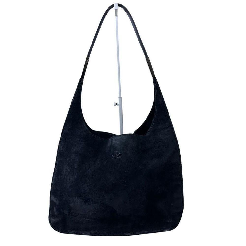 Gucci Suede Hobo Bag Black W/ Certificate of Authenticity